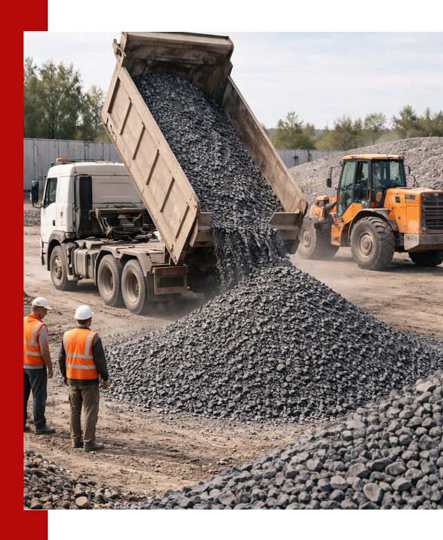Доставка и продажа щебня габбро-диабаза в Лесозаводске