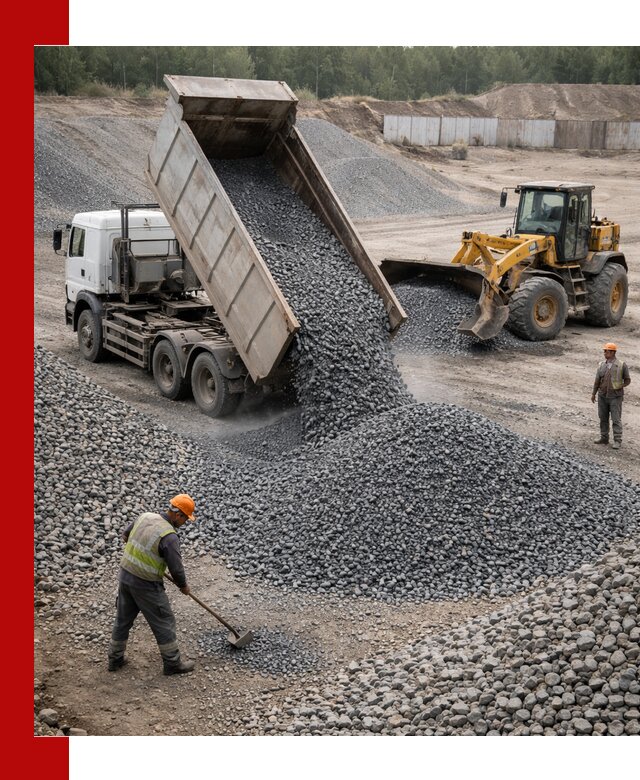 Щебень габбро-диабаз фр. 5-20 с доставкой в Лесозаводске
