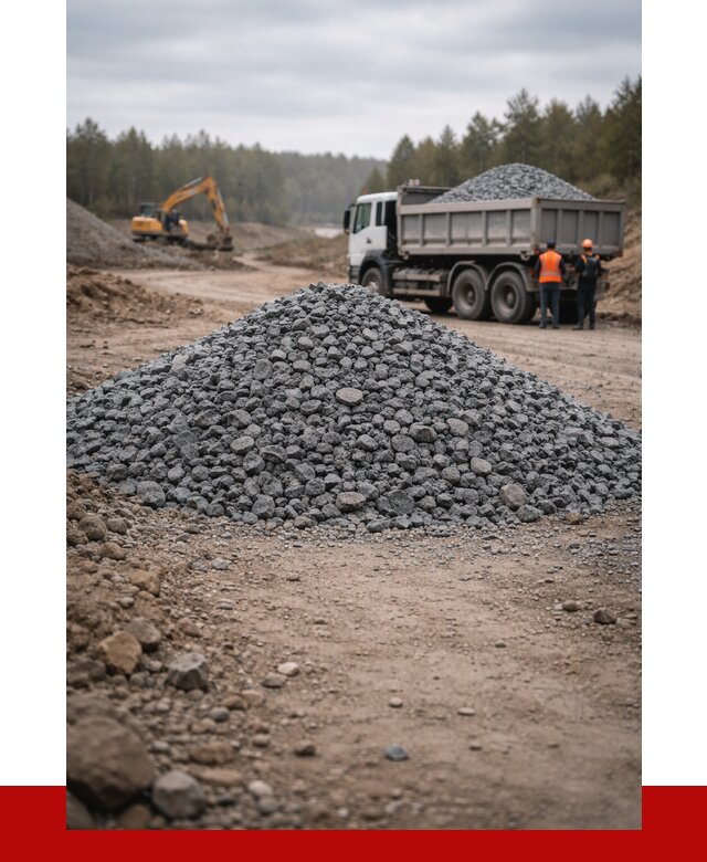 Щебень габбро диабаз фракция 40-70 в Лесозаводске от 2274 р-ПРОНЕРУДЛсз