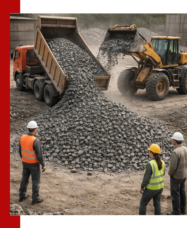 Щебень габбро-диабаз фракция 40–70 доставка в Лесозаводске