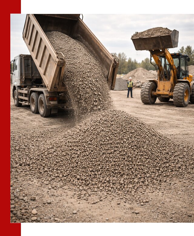 Гравийный щебень фракция 3–10 с доставкой в Лесозаводске