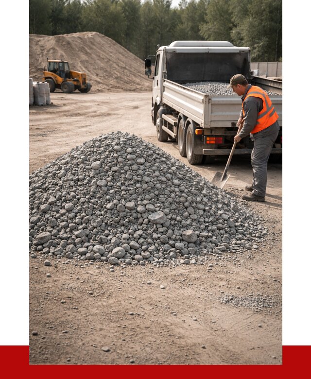 Гравийный щебень фракция 5-10 в Лесозаводске от 2274 р. | ПРОНЕРУДЛсз