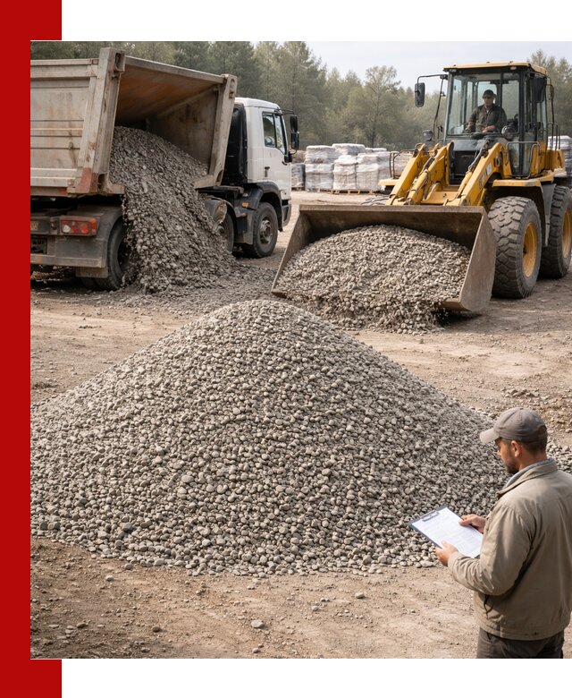 Гравийный щебень фракция 5–10 с доставкой в Лесозаводске