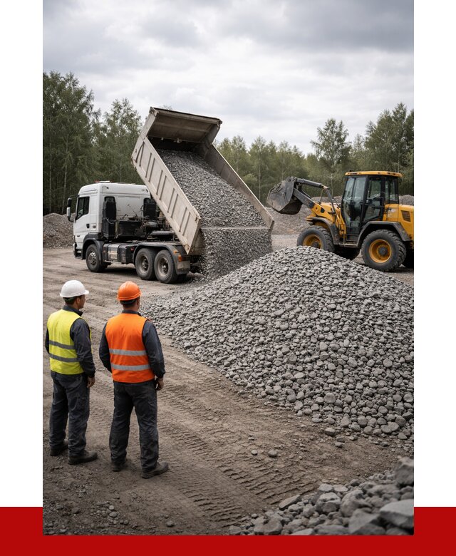 Гравийный щебень фракция 40-70 в Лесозаводске от 9821р | ПРОНЕРУДЛсз