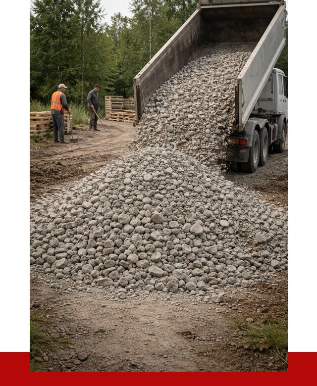 гравийный щебень фракция 70-120 в Лесозаводске от 2533 р. ПРОНЕРУДЛсз