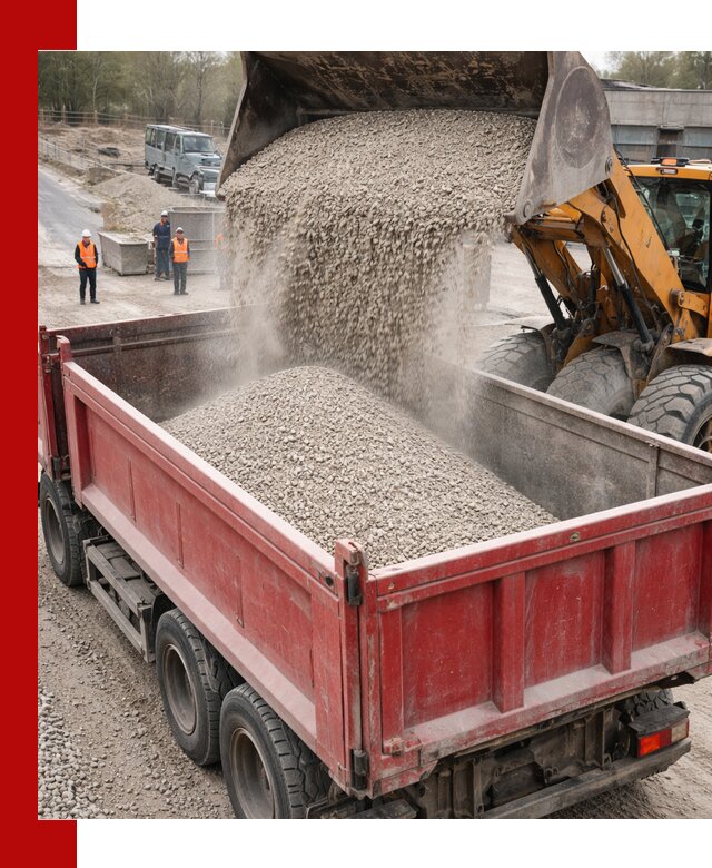 Купить известняковый щебень фракции 0-5 с доставкой в Лесозаводске