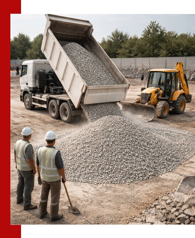 Купить известняковый щебень фракции 5–10 мм с доставкой в Лесозаводске