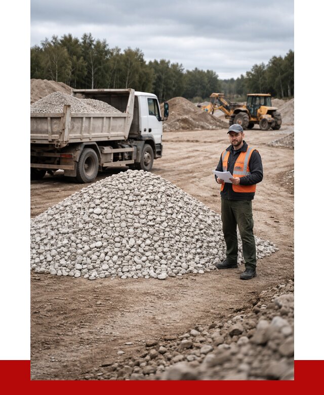 Доломитовый щебень в Лесозаводске купить от 2274 р., ПРОНЕРУДЛсз