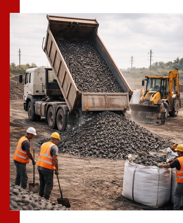 Шлаковый щебень фракция 40-70 с доставкой в Лесозаводске