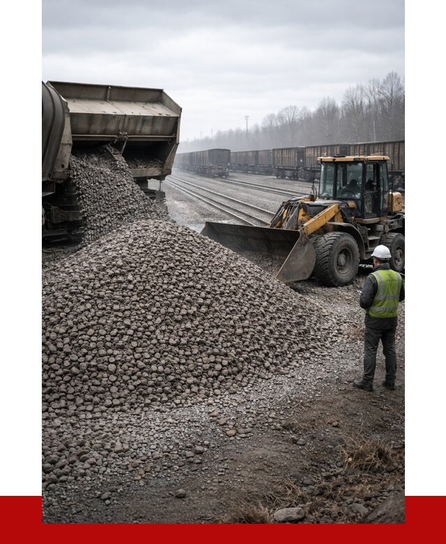 Купить железнодорожный щебень в Лесозаводске от 2895 р. | ПРОНЕРУДЛсз