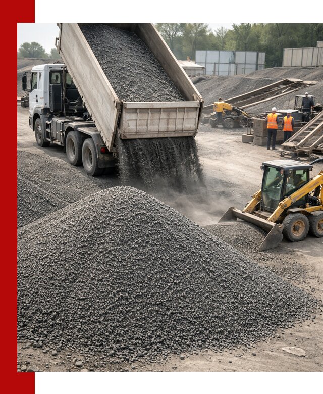 Вторичный щебень фракция 0–5 с доставкой в Лесозаводске