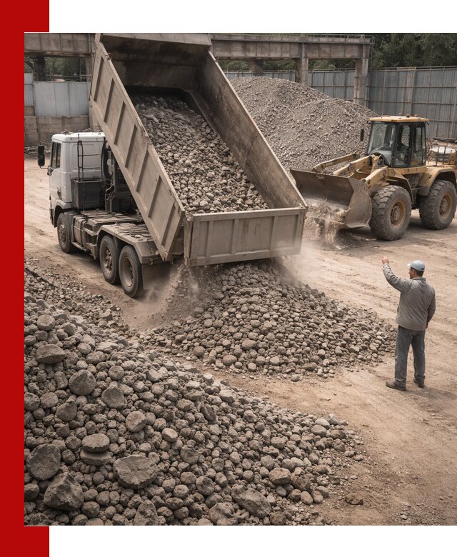 Вторичный щебень фракция 20-40 с доставкой в Лесозаводске