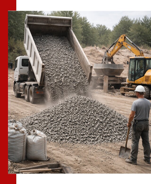 Доставка и продажа бетонного щебня в Лесозаводске