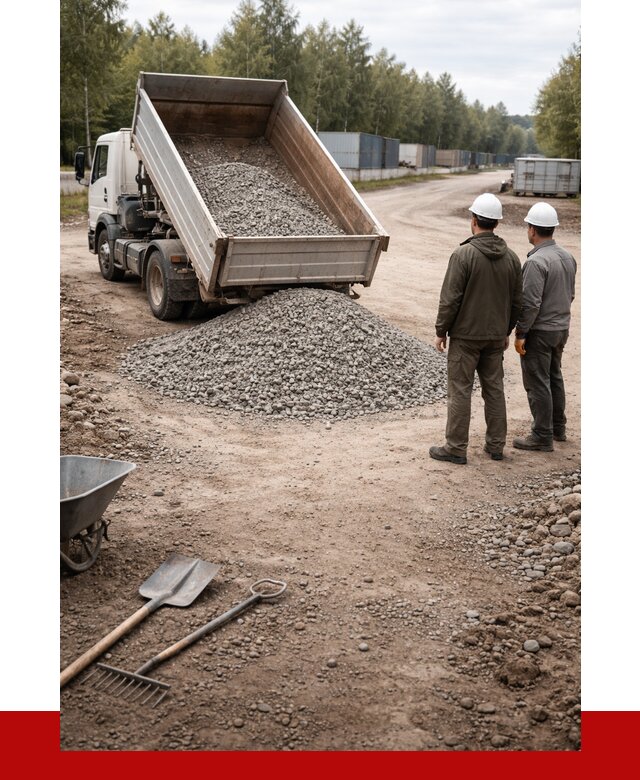 Бетонный щебень фракция 5-20 в Лесозаводске от 3308 р., ПРОНЕРУДЛсз