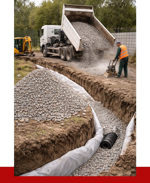 Щебень для дренажа в Лесозаводске от 1913 р., ПРОНЕРУДЛсз доставка