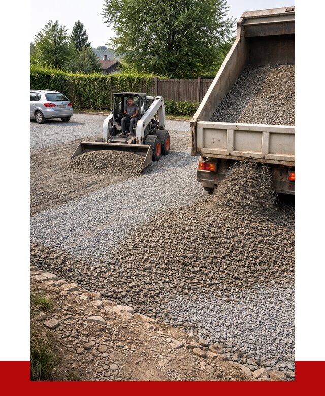 Щебень для парковки в Лесозаводске с доставкой от 1241 р.| ПРОНЕРУДЛсз
