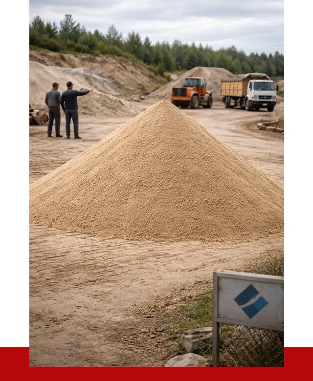 Карьерный песок навалом в Лесозаводске от 1861 р. | ПРОНЕРУДЛсз