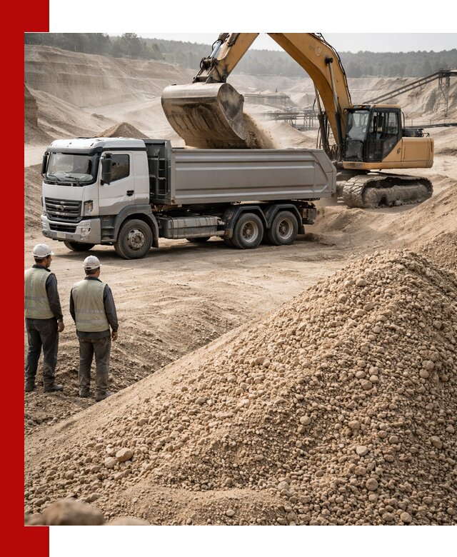 Карьерный крупнозернистый песок с доставкой в Лесозаводске