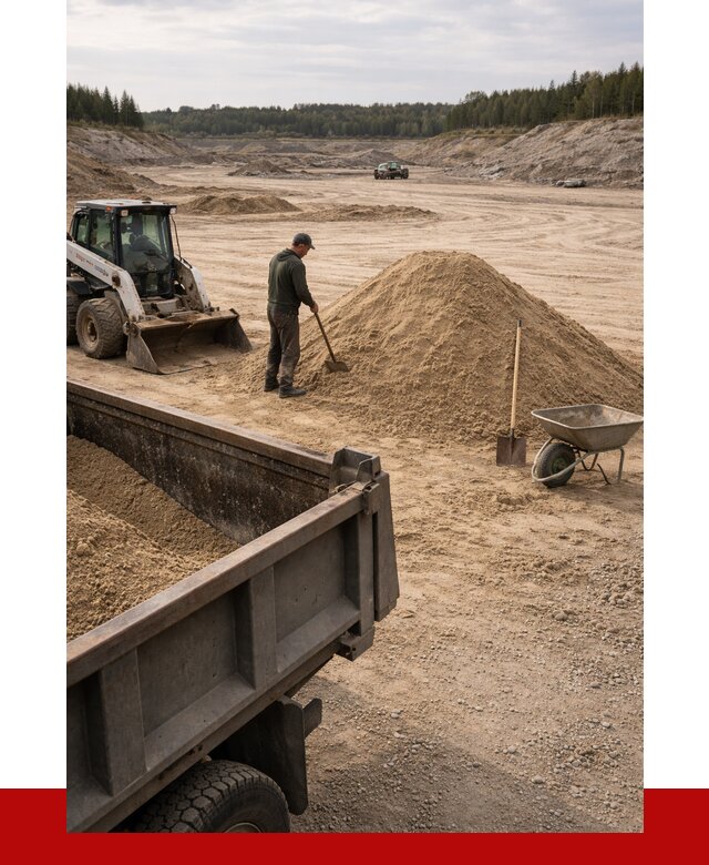 Карьерный песок среднезернистый в Лесозаводске, от 2274 р. ПРОНЕРУДЛсз