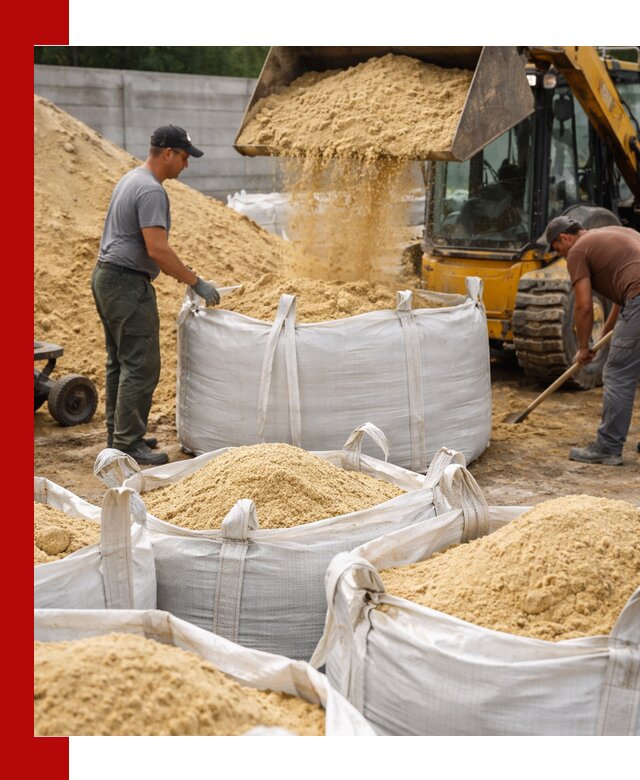 Поставка качественного песка для кладки в Лесозаводске