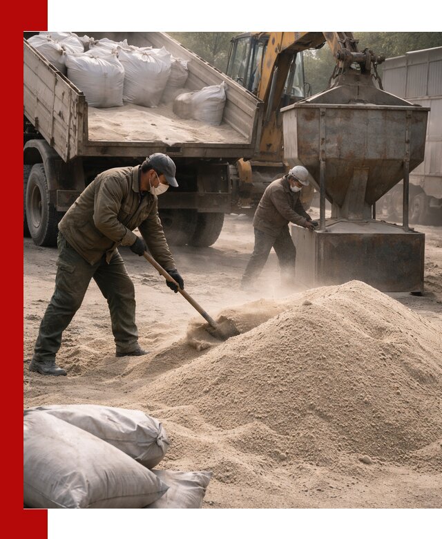 Кварцевый песок для пескоструя в Лесозаводске — доставка и качество