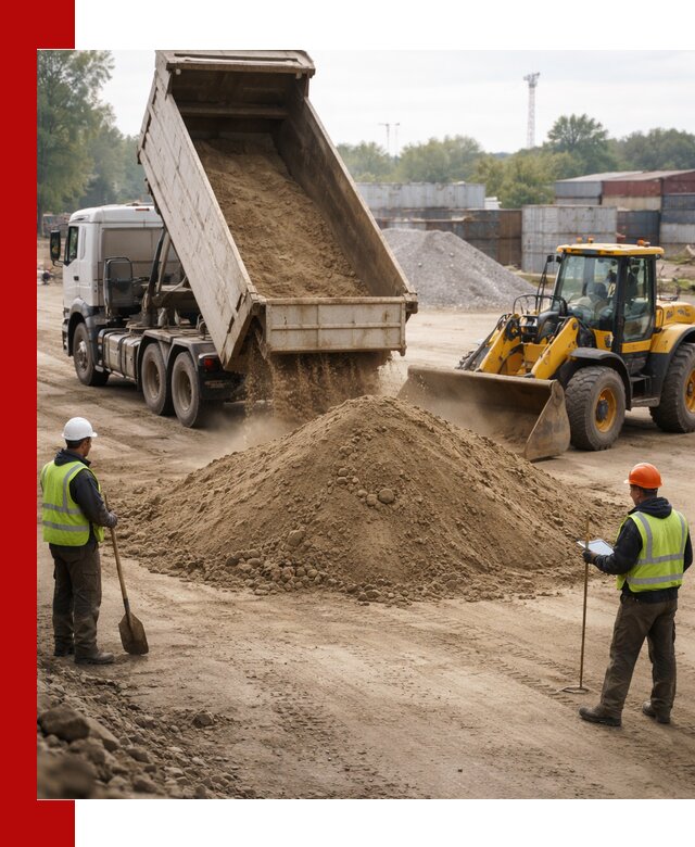 Доставка и продажа пескогрунта оптом и в розницу в Лесозаводске