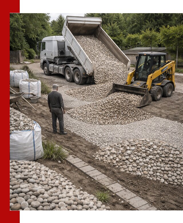Доставка морской гальки оптом и в розницу в Лесозаводске