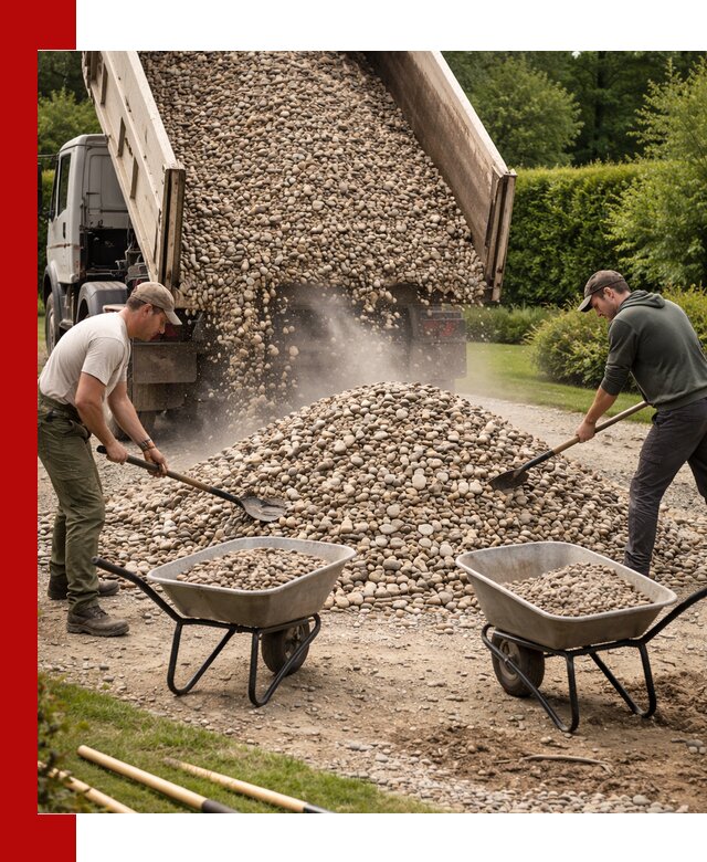 Доставка и продажа декоративной гальки в Лесозаводске