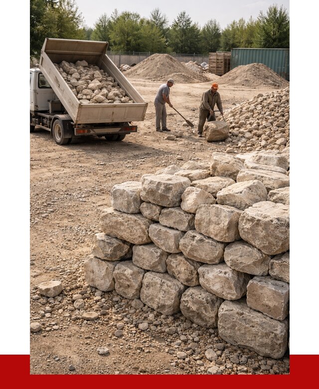 Бутовый камень известняковый в Лесозаводске от 4342 р. | ПРОНЕРУДЛсз