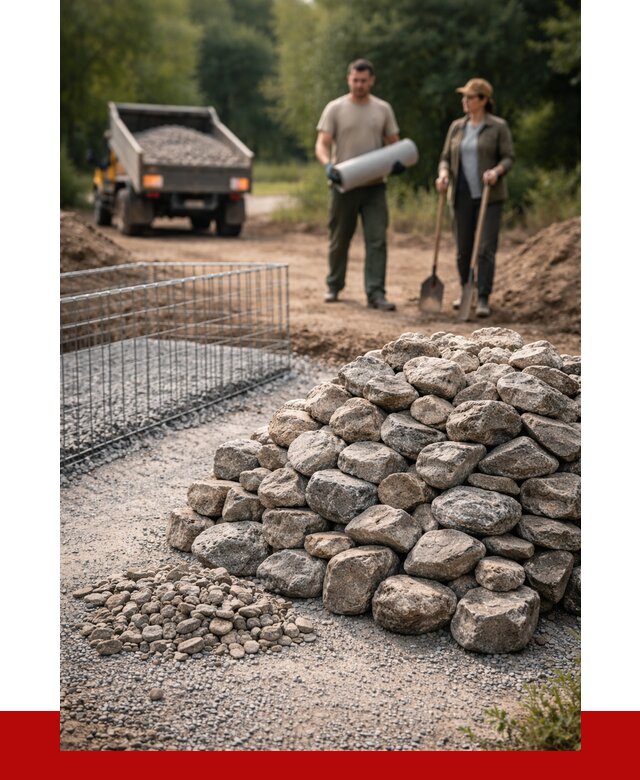 Камень для габионов фракция 100-200 в Лесозаводске от 4962 р. | ПРОНЕРУДЛсз