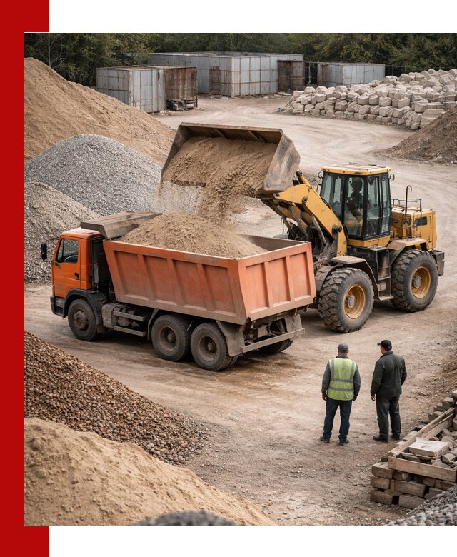 Доставка сыпучих смесей и смесей для стройки в Лесозаводске