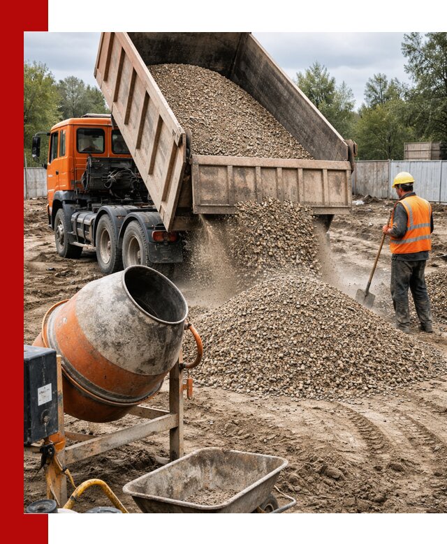 Опгс для бетона с доставкой самосвалом в Лесозаводске от производителя