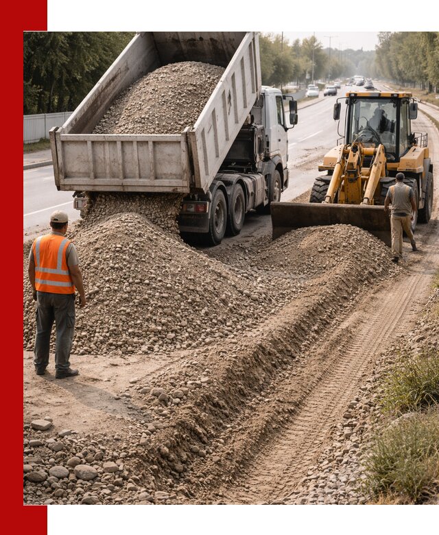 Опгс для устройства дорог и подсыпки в Лесозаводске