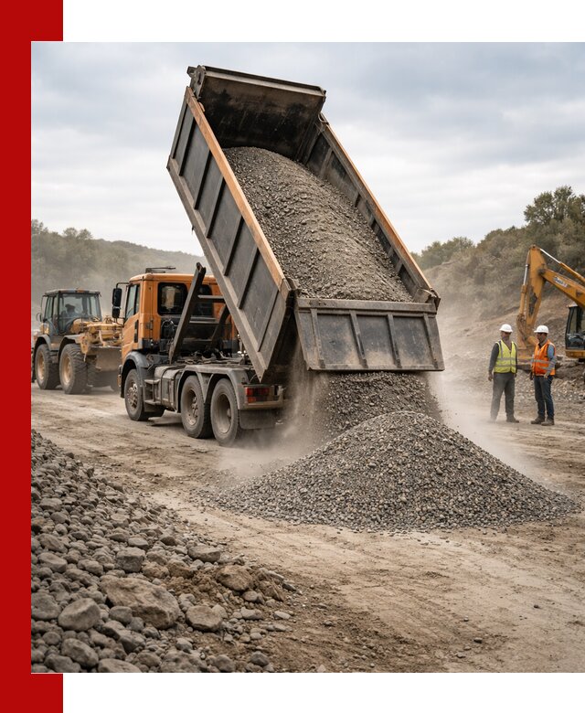 Щебёночно-песчаная смесь ЩПС С1 с доставкой в Лесозаводске