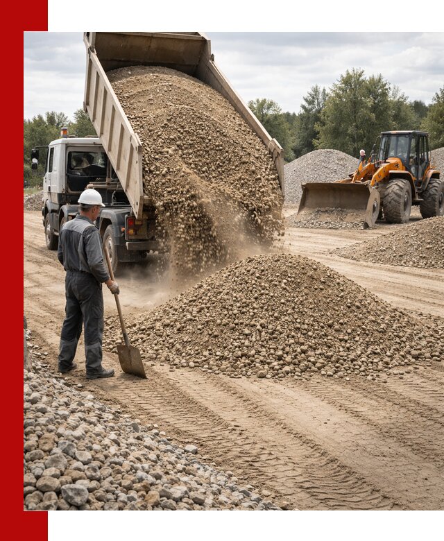 Доставка щпс С3 в Лесозаводске самосвалами и бортовыми грузовиками