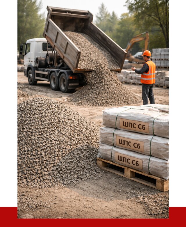 ЩПС С6 в Лесозаводске с доставкой от 2274 р. за куб | ПРОНЕРУДЛсз
