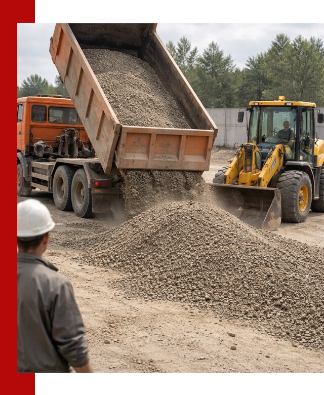 Доставка щпс С8 самосвалами в Лесозаводске от производителя