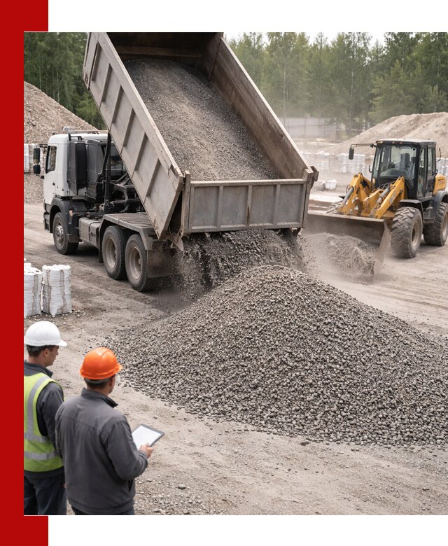 Доставка и продажа гранитного отсева 0-10 в Лесозаводске