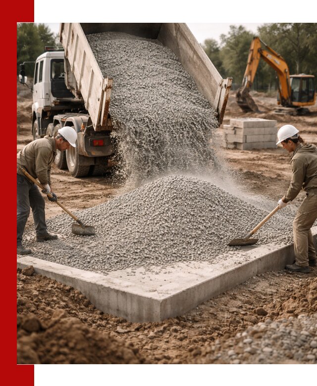 Доставка и продажа отсева для бетона в Лесозаводске