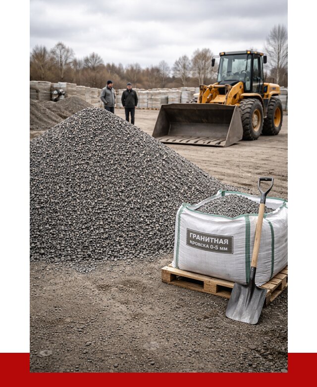 Купить гранитную крошку в Лесозаводске от 4962 р. с доставкой | ПРОНЕРУДЛсз