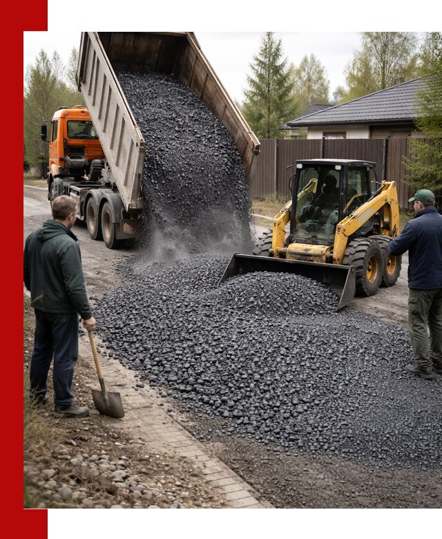 Крошка габбро с доставкой в Лесозаводске для строительных работ