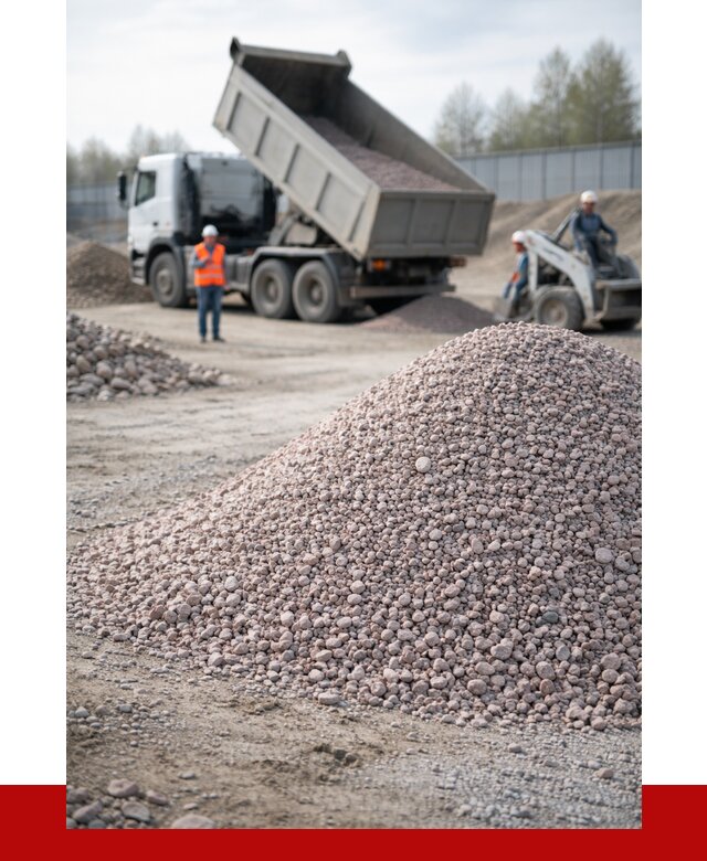 Крошка розовый гранит в Лесозаводске с доставкой от 4755 р. | ПРОНЕРУДЛсз