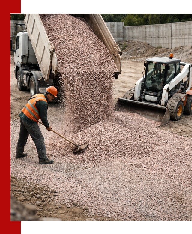 Крошка розовый гранит с доставкой в Лесозаводске от производителя