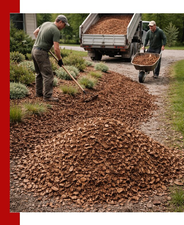 Крошка для мульчирования с доставкой в Лесозаводске