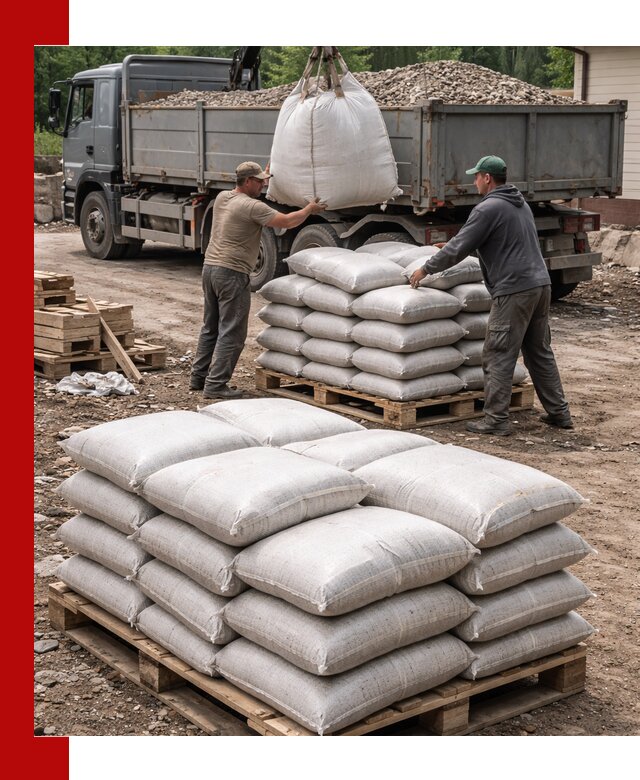 Керамзит в мешках с доставкой в Лесозаводске от компании-поставщика