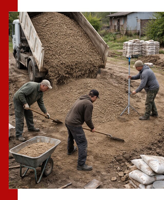 Керамзитовый песок с доставкой в Лесозаводске оптом и в розницу