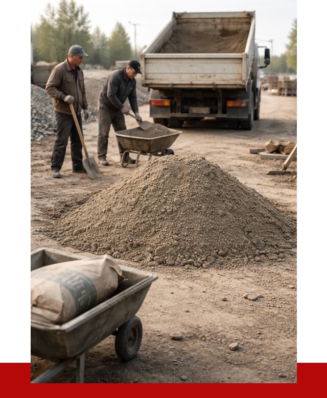 Цементно-песчаная смесь М150 в Лесозаводске от 4859 р. | ПРОНЕРУДЛсз