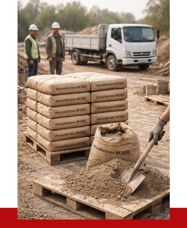 Пескобетон М300 в Лесозаводске с доставкой от 4807 р. за куб | ПРОНЕРУДЛсз