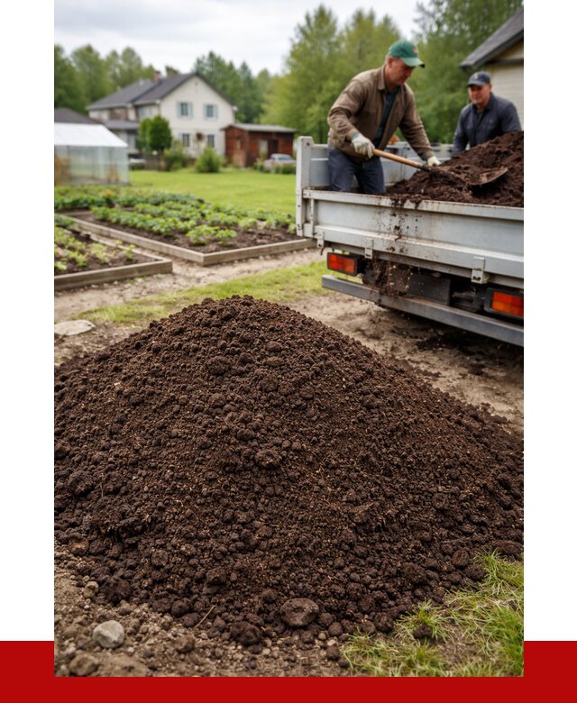 Плодородный грунт в Лесозаводске с доставкой от 4342 р. | ПРОНЕРУДЛсз
