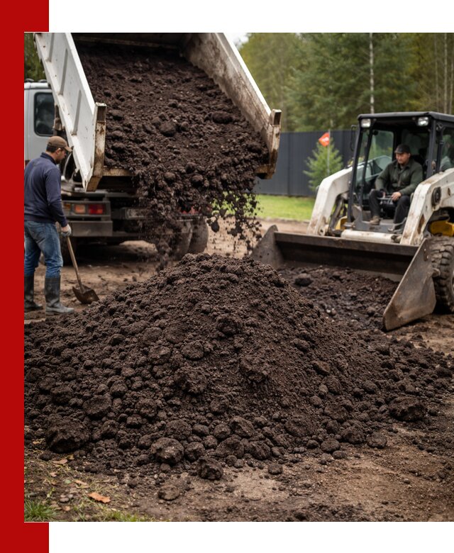 Плодородный грунт с доставкой в Лесозаводске для садов и огородов